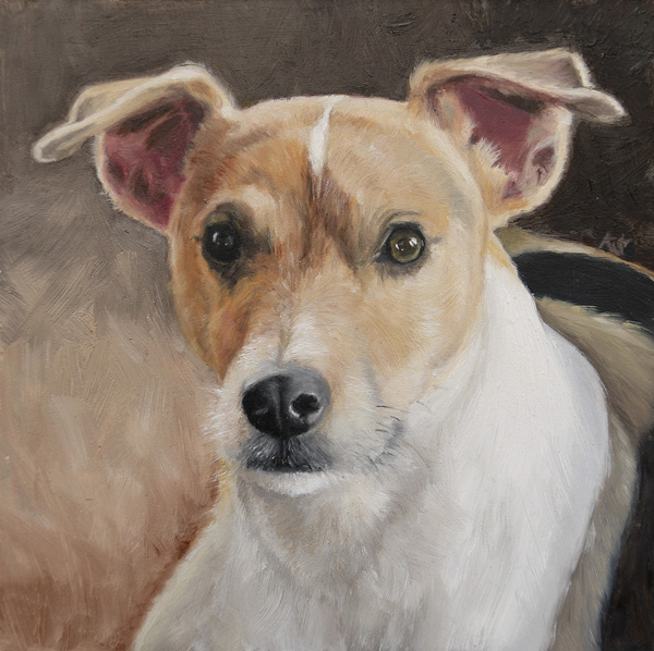 Lumpík, Parson russell terrier, 20x20 cm