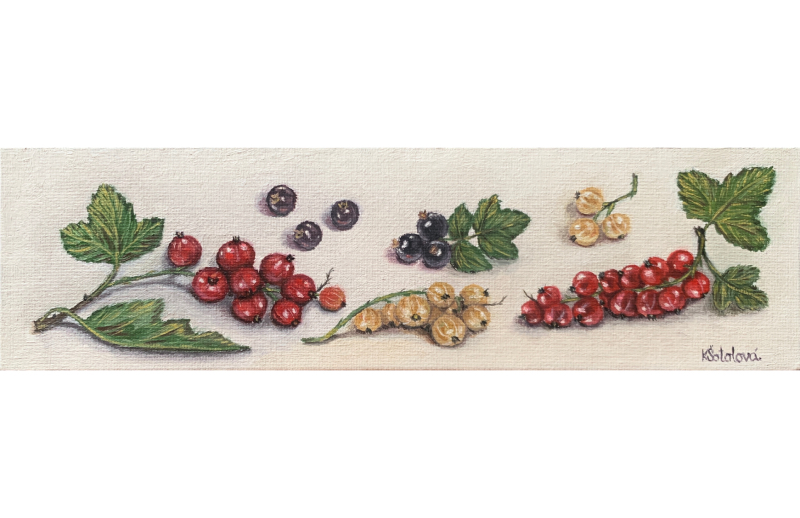 Trojbarevný, 6.5x24 cm SOLD